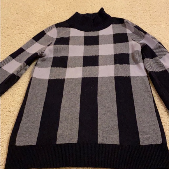 Ann Taylor Navy and Light Blue Sweater - Picture 3 of 6